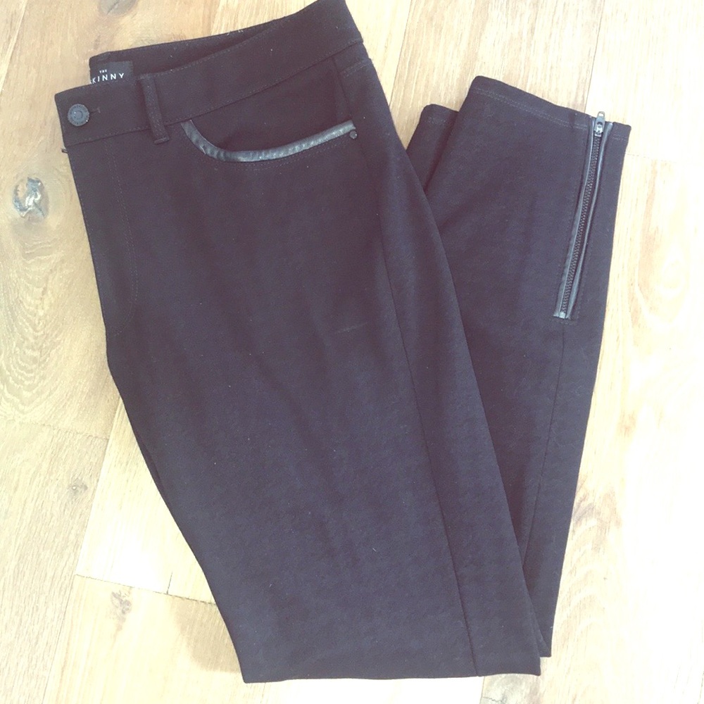 WHBM ponte skinny ankle pant sz 10